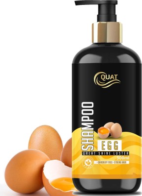 QUAT Natural Anti Dandruff & Hair Fall Control Egg Shampoo For Smooth And Silky Hair for men and women(300 ml)
