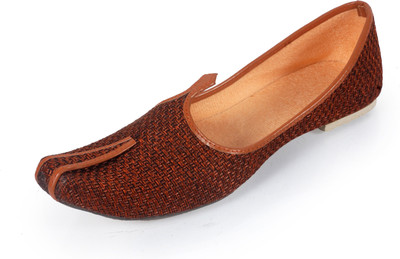 hyoop Mojaris For Men(Brown , 10)