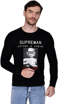 Varo Printed Men Round Neck Black T-Shirt