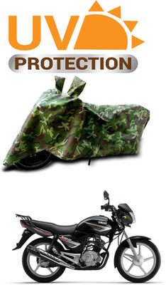 Mdstar Waterproof Two Wheeler Cover for Yamaha(YBR 110, Green)