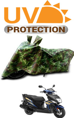 RONISH Waterproof Two Wheeler Cover for Yamaha(Cygnus Ray ZR, Green)