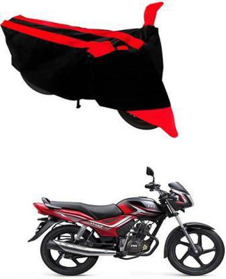 CIGATI Waterproof Two Wheeler Cover for TVS(Star City Plus, Red)