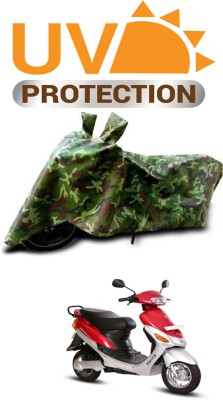 RONISH Waterproof Two Wheeler Cover for Hero(Electric E-Sprint, Green)