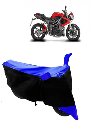 BIKECOVER Two Wheeler Cover for Benelli(TNT R, Blue)