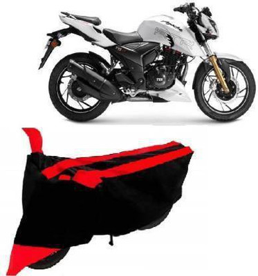 CIGATI Waterproof Two Wheeler Cover for TVS(Apache RTR 200 4V, Red)