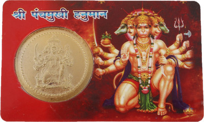 Ozimo Panchmukhi Hanuman ATM Pocket Yantra Combo Brass, Plastic Yantra(Pack of 1)