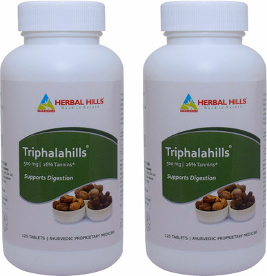 Herbal Hills Triphalahills 120 Tablets (Pack of 2)(Pack of 2, 240 Tablets)