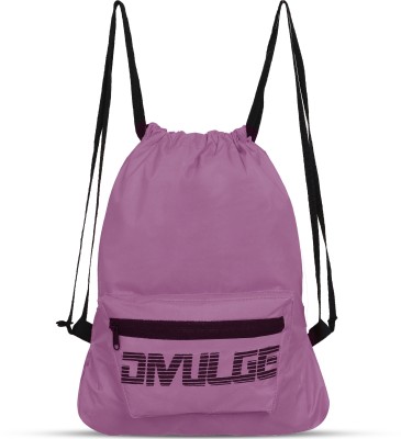 divulge Drawstring bags for Gym Amd Sports Bag Backpack(Purple, 18 L)