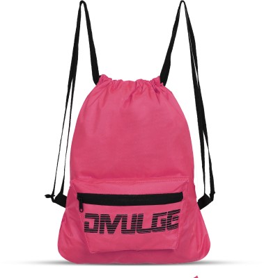 divulge Thunder Drawstring bag Daypack, Sports bag, Gym bags yoga bag With Zip pocket 18 L Backpack 18 L Backpack(Pink)