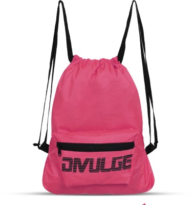 divulge Thunder Daypack Drawstring Bag Yoga Bag sport bags and gym bags with pocket 12 L Backpack(Pink)