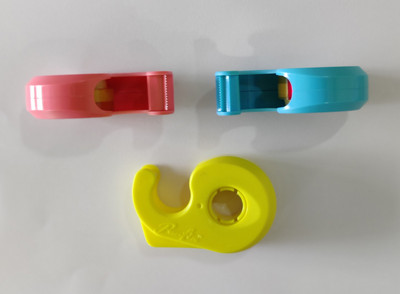Panfix Single Sided Desktop Tape Dispenser (Manual)(Yellow, Blue, Pink)