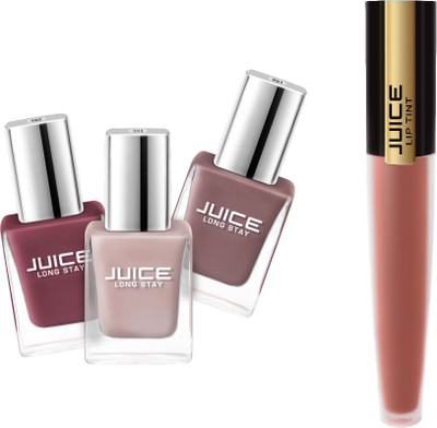 Juice Nail Paint Combo 27 : Lip Tint M-70 Shade:Cherry Jubilee(2 Items in the set)