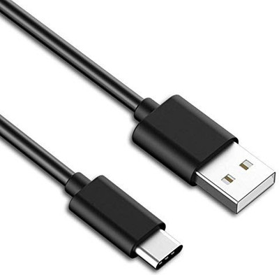 Apollo Plus USB Type C Cable 1.5 m 3.1 Amp Fast Charging Cable USB Type C Cable ( Support Fast Charging & Data Sync )(Compatible with SMARTPHONE, Black, One Cable)