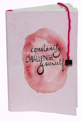 GOONJ CREATIONS Recycled Handmade Paper Assorted Diary Unruled 92 Pages(Pink)