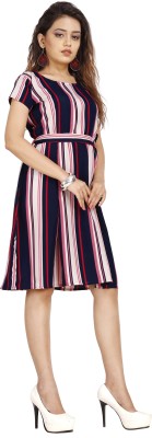 WOLISQ Women A-line Multicolor Dress