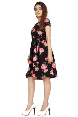 Gurudev fashion Women A-line Multicolor Dress