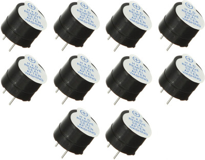 Manushre Manas Enterprises 5V Passive Buzzer Acoustic Component Mini Alarm Speaker for electronic project (Pack of 10) Electronic Components Electronic Hobby Kit