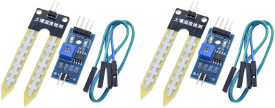 Manushre Manas Enterprises LM393 3.3V-5V Soil Moisture Detect Sensor Soil Moisture Sensor Soil Hygrometer Detection for Arduino Automatic Watering System Robot(Pack of 2) Electronic Components Electronic Hobby Kit