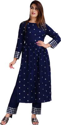 VISPI Women Kurta Pant Set