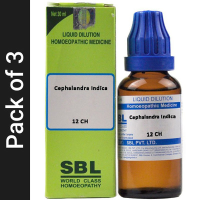 SBL Cephalandra Indica 12 CH Dilution(3 x 30 ml)