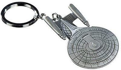 RVM Toys New Collectible Star Trek Ship USS Blue Bird Metal Key Ring keychain key chain silver for Men Women Kids Car Bike Key Ring Key Chain