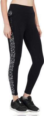 Kyk Printed Women White, Black Tights