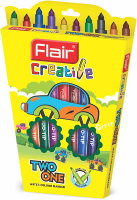 Flair Creative 2 in 1 Water Color(Set of 12, Multicolor)