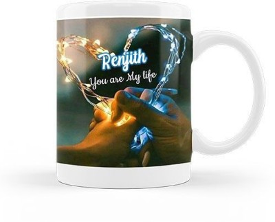 GNS I Love You Renjith Romantic Wish 101 Ceramic Coffee Mug(330 ml)