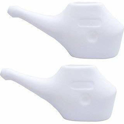 R A Products Plastic White Neti Pot(250 ml)