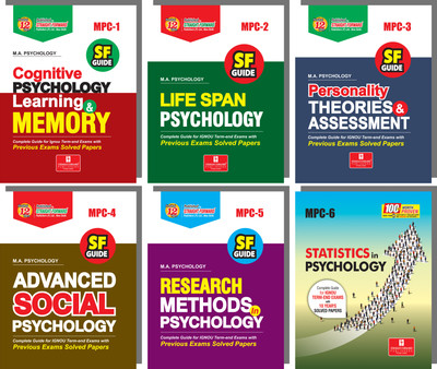 Straight Forward Publishers - IGNOU M.A. Psychology (English Medium) - MPC-1 MPC-2 MPC-3 MPC-4 MPC-5 MPC-6 - IGNOU Help Books (Latest Syllabus With Complete Guide For IGNOU Term-End Exams - SET OF 6)(Paperback, VANDANA SHARMA CHAWLA) Straight Forward Publishers - IGNOU M.A. Psychology (English Medium) - MPC-1 MPC-2 MPC-3 MPC-4 MPC-5 MPC-6 - IGNOU Help Books (Latest Syllabus With Complete Guide For IGNOU Term-End Exams - SET OF 6)(Paperback, VANDANA SHARMA CHAWLA)