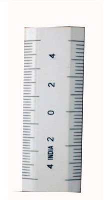 M I Enterprises M I PATWARI POCKET SCALE 02 INCH WITH 20-25 MARKING Ruler(Set of 1, White)