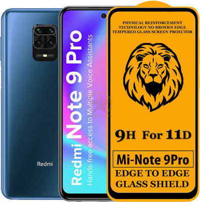 SEVEN7STAR Edge To Edge Tempered Glass for Mi Redmi Note 9 Pro(Pack of 1)