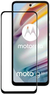 GLOBALCASE Edge To Edge Tempered Glass for Motorola Moto G60(Pack of 1)