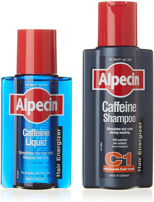 Alpecin Caffeine Shampoo C1, 250ml and Caffeine Liquid, 200ml(250 ml)