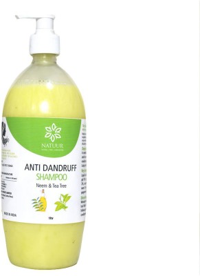 NATUUR Aloe Vera Shampoo - Neem and Tea Tree - Anti Danfruff 1000 ml(1000 ml)