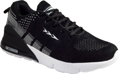 COLUMBUS Jumper Black-White Lace-Up Sprot Air Breathable Running shoes Training & Gym Shoes For Men(Black)