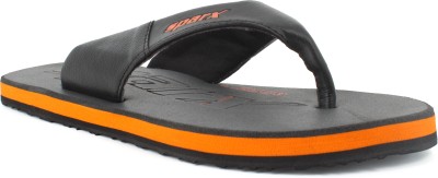 Sparx Men Flip Flops(Grey, Orange , 6)