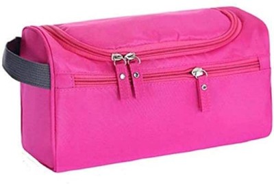 Magnusdeal Pro-traveller Hanging Toiletry Bag Travel Case for Man or Woman with Hanging Hook Organizer Accessories Organizer Accessories, Shampoo, Cosmetic, Personal Items, Healthcare Bag Travel Toiletry Kit(Pink)