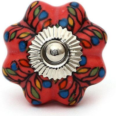

Perfectcreat Ceramic Door Knob(Red Pack of 4)