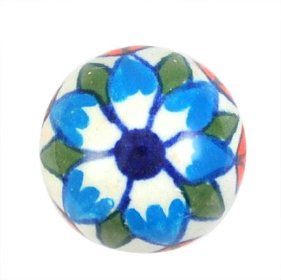 

Karmakara Ceramic Door Knob(Multicolor Pack of 2)