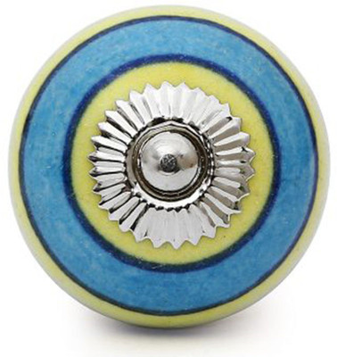 

Perfectcreat Ceramic Door Knob(Blue Pack of 4)