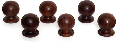

Kohinoor Wooden Cabinet/Draw Knob(Brown Pack of 6)