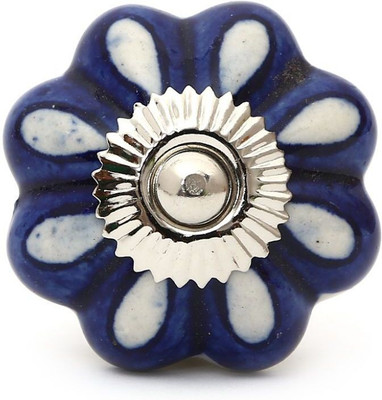 

Perfectcreat Ceramic Door Knob(Blue Pack of 4)
