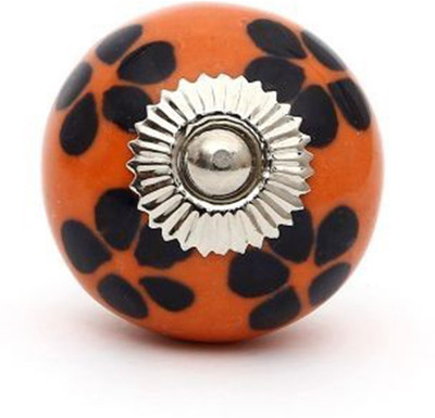 

Perfectcreat Ceramic Door Knob(Orange, Blue Pack of 4)