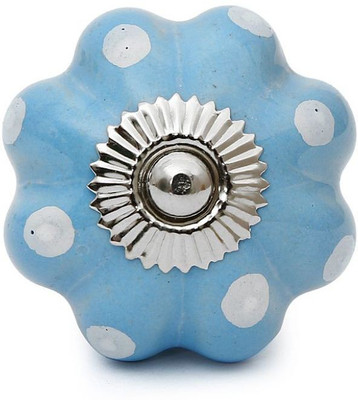 

Perfectcreat Ceramic Door Knob(Blue Pack of 4)