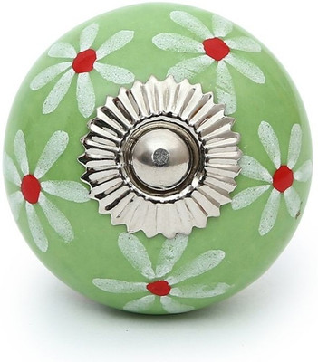 

Perfectcreat Ceramic Door Knob(Green, Red Pack of 4)
