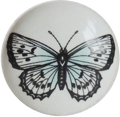 

The Decor Mart Ceramic Door Knob(White Pack of 1)