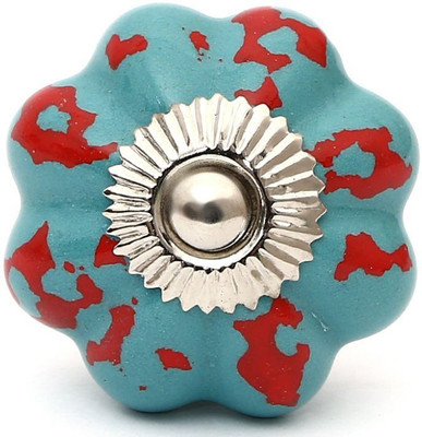 

Perfectcreat Ceramic Door Knob(Blue Pack of 4)