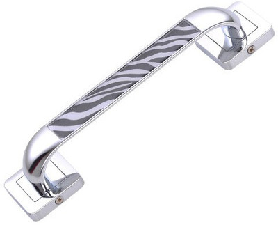 

Fast FAST DH76 CP ZEBRA 08 INCH PULL DOOR HANDLE Zinc Door Pull(Black, White, Steel Pack of 1)