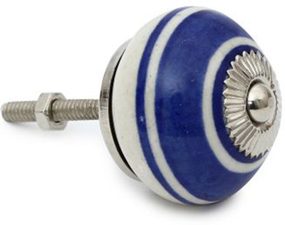 

Perfectcreat Ceramic Door Knob(White, Blue Pack of 4)